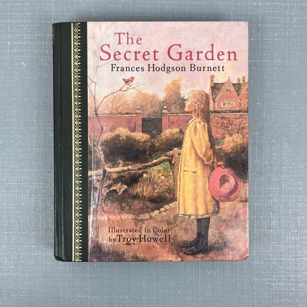 The Secret Garden Frances Hodgson Burnett Illustrated Hardcover Book Vintage